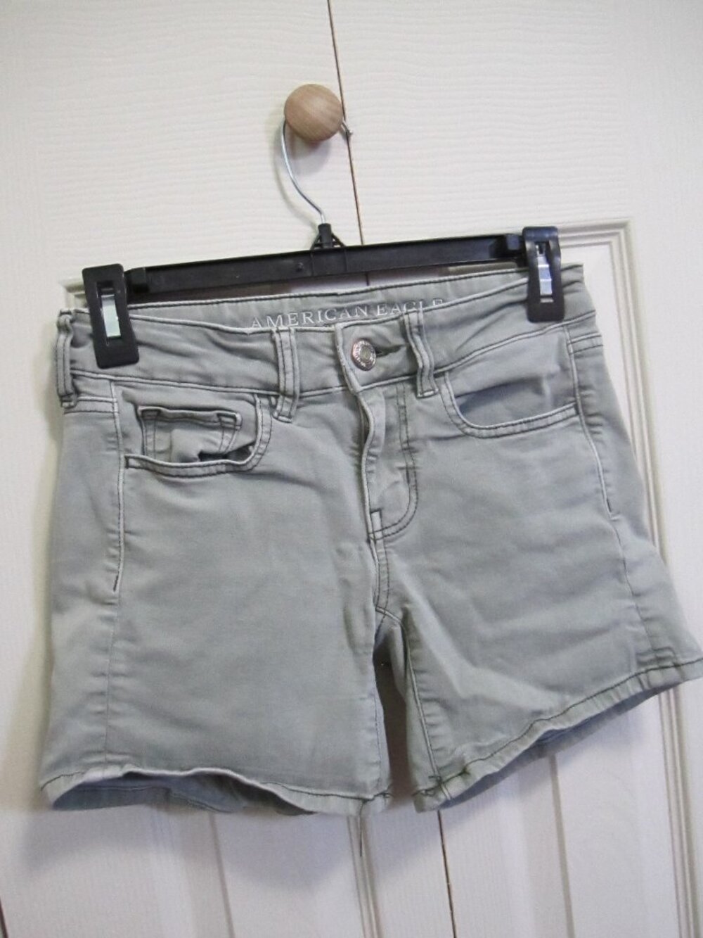 American Eagle Outfitters Sage Green Denim Jean Shorts